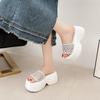 Fashion Spring/Summer 2025 Women Luxury Shoes Slipper Summer PU Leather Women's Sandal Casual Slides Outdoor Female Ms Flip Flops