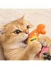 Cat Chew Toy Silicone Leaked Food Teeth Cleaning Kitten Toy Interactive Bite-resistant Teeth Grinding Cat Toy Supplies
