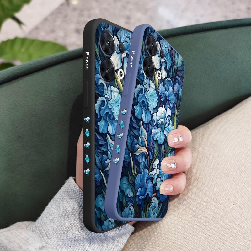 Orchis Orris Phone Case For OPPO Reno 12 11 12F 11F 10 8 8T 8Z 7 7Z 6 5 Pro 4G 5G Pro Plus Liquid Silicone Cover