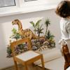 Cartoon Dinosaur Greenery Bedroom Living Room Home Background Beautification Decoration Wall Stickers