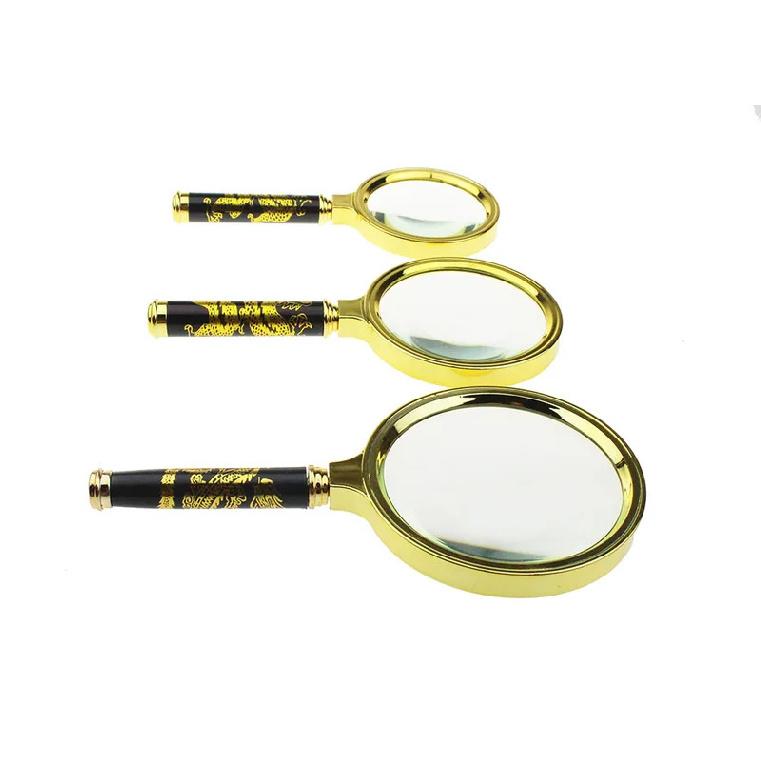 10X 70/80/90mm Diameter Handheld Magnifier Reading Map Newspaper Magnifying Glass Jewelry Loupe