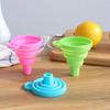 4pcs, Funnel, Mini Funnel, Silicone Collapsible Funnel, Foldable Funnels For Water Liquid Oil, Kitchen Gadgets Accessories, Kitchen Utensils