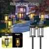 Solar Garden Light Outdoor Courtyard Lamp Ip65 Waterproof RGB Warm Light for Garden Yard Lawn Backyard Landscape Porch Decor