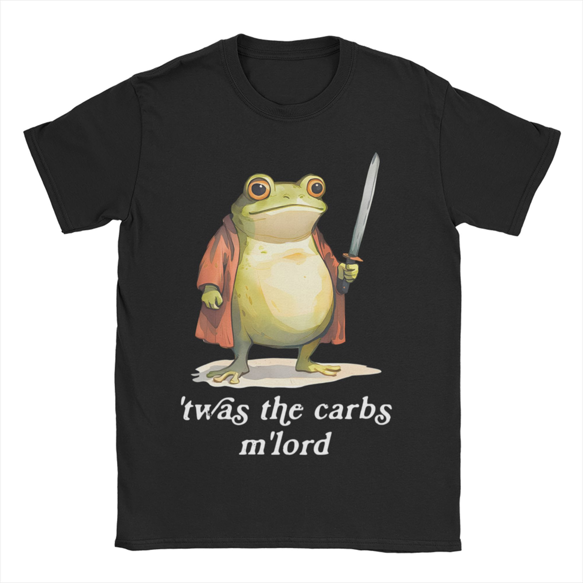 BenberFashion Nieuwigheid Twas The Tism M Lord T-shirts Heren Dames Ronde Hals Katoenen T-shirts Autisme Kikker Meme Korte Mouw T-shirt Kleding 2XL