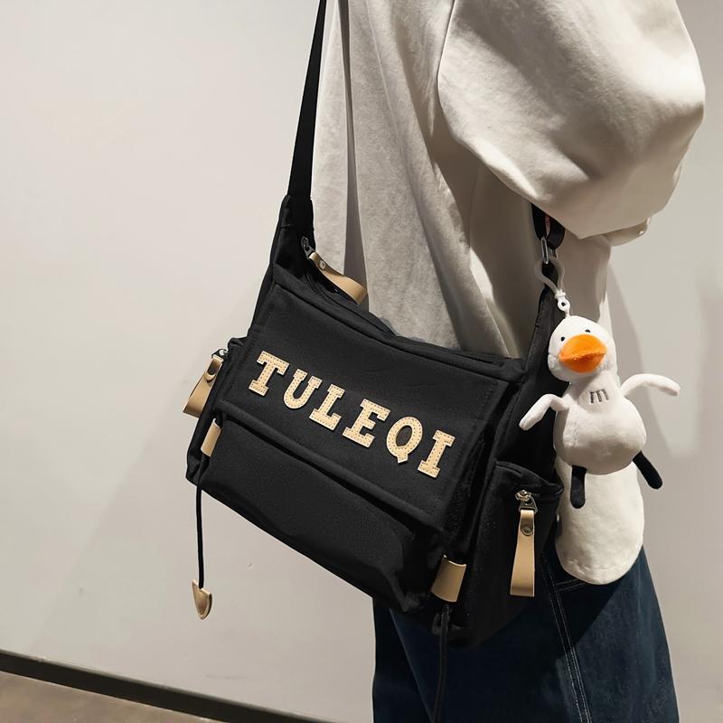 Crossbody Bag Women Large Capacity Backpack Student Class Shoulder Bag Men Messenger Bag