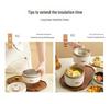 304 Stainless Steel Multi-layer Bento Box with Soup Bowl - Portable & Insulated