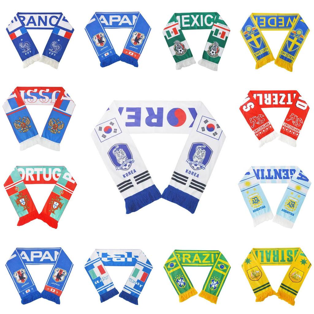 European Cup Soccer Scarf With Quickdry Cotton Fabric For Fans And Collectors
