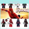 G0120 Superheld Bausteine Spider-man Große Verantwortung Anzug In Rotem Umhang