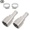 For 1998-2014 Silverado Tahoe Suburban 2Pcs Heater Core Coolant Hose Connectors
