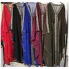 Morocco Kaftan Dubai Hooded Maxi Dress Bat Sleeve Farasha Kaftan Muslim Women African Open Kimono Boubou Evening Dresses