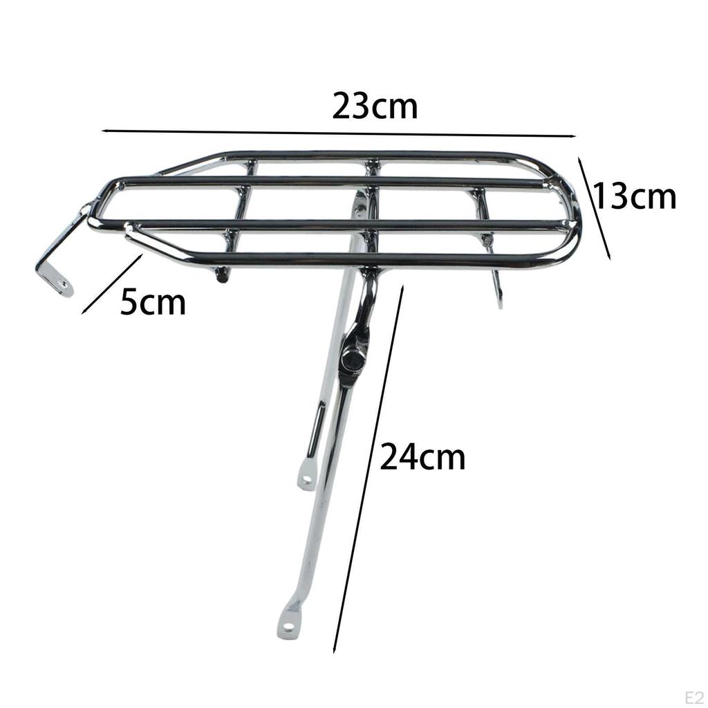 Rear Bike Rack Luggage Carrier Heavy Duty for 14 Inch Metal Easy To Install Cycling Accessories