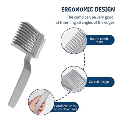 Yousheng Fade Comb Професійний гребінець для стрижки волосся Антистатичний термостійкий Ергономічний дизайн Fade Comb Чоловічі аксесуари
