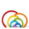 Wooden Rainbow Building Blocks For Children'S Puzzle Assembly, Stacking Music Enlightenment, Color Cognition, Ornament Toys