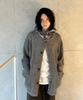 Azender Melange Pocket Cardigan Gray
