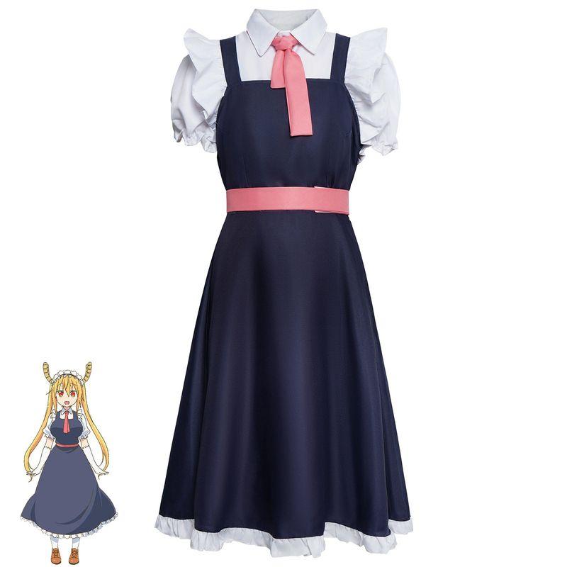 Kobayashi's Dragon Maid Cosplay Costume Halloween Cosplay Outfit Dragon Maid Thor Cosplay Stage Costume for Women