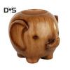 Elephant Pen Holder Resin Desktop Mascot Animal Figurine Storage Cup Makeup Organizer for Office Home School Decor