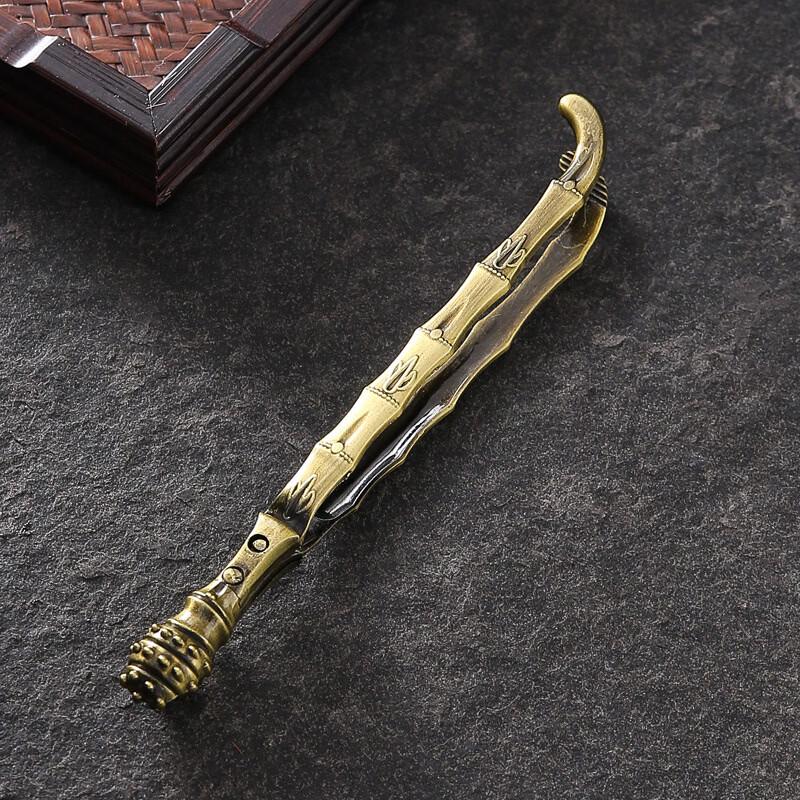 Gongfu Tea Ceremony Bamboo Knot Alloy Tongs