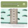 Square Non-Slip Eco-Friendly Bath Mat with Suction Cups and Massage Surface