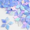 50g Clear Glass Mosaic Tiles Multi Color Mosaic Piece DIY Mosaic Making Stones for Craft Hobby Arts Home Wall Decoration arte