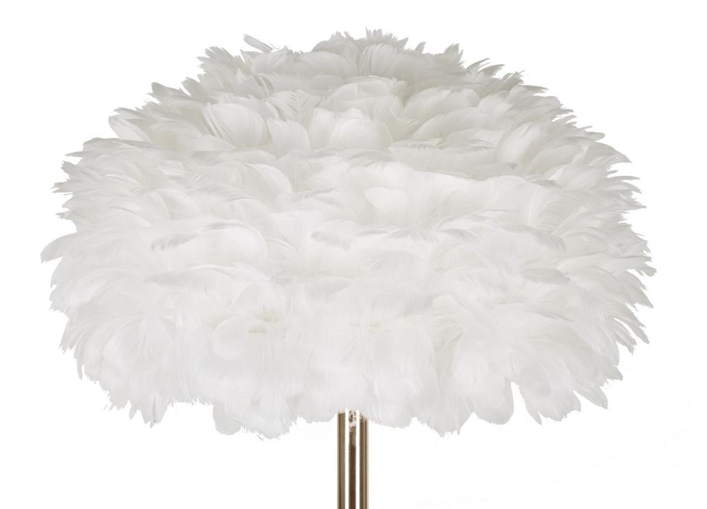Floor Lamp Feathers Slim White Cm Ø 43X170