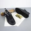 Automne/Hiver Chaussures de Course Décontractées d'Extérieur à Semelles Épaisses Noires pour Homme - Imperméables & Polyvalentes