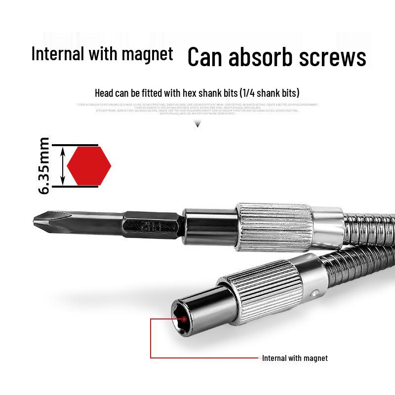 Universal Flexible Socket Extension Rod Screwdriver Adapter