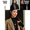 Elegant Butterfly Necklace For Women Long Fashion Sweater Chain Vintage Accessory