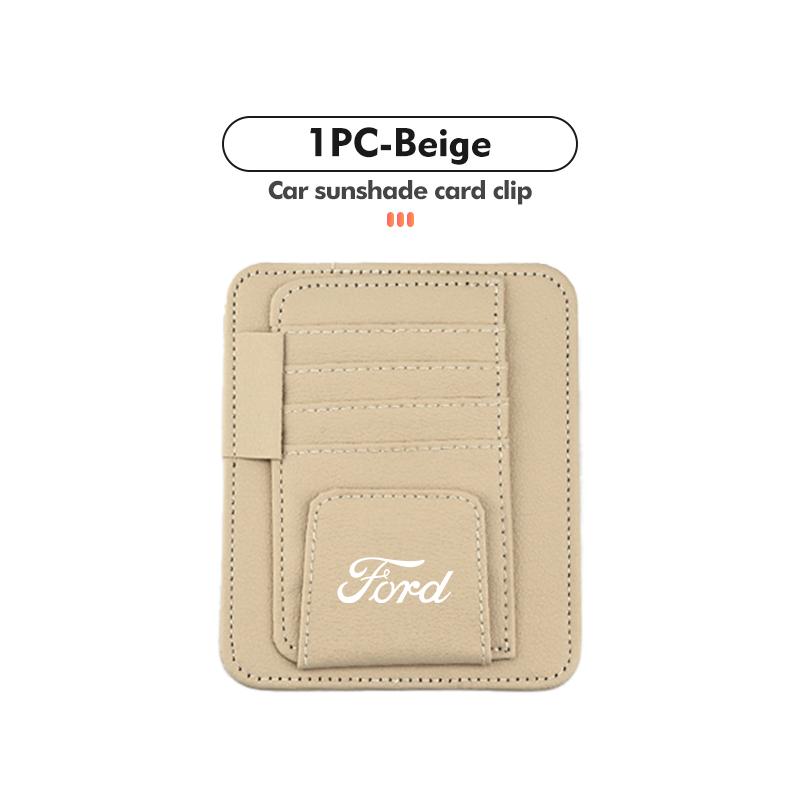 Car Sun Visor Minimalist Glasses Card Clip Sunglasses Holder For Ford Escort KA Flex Everest KA Expedition Falcon Fusion