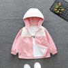 Boys and Girls Jacket Spring Ball Thin Section of The Middle and Large Children Loose Casual Hooded Rushing Coat Jacket Children's Outside
