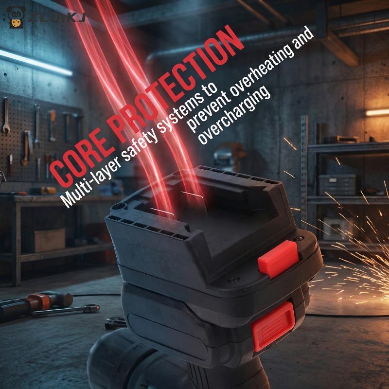 Powerful Converter for Parkside X20V Battery to  18V Cordless Tools Easy Plug and Play Design for Quick Project Shift