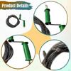 Cable equipped with Hand Crank Drain Auger Cleaner Plumbing Snake Hair Removal Tool spring