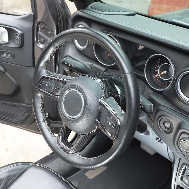   Autocolante decorative de bază pentru panoul de volan pentru Jeep Wrangler JL pentru JT Gladiator 2018 Up Accesorii de interior auto