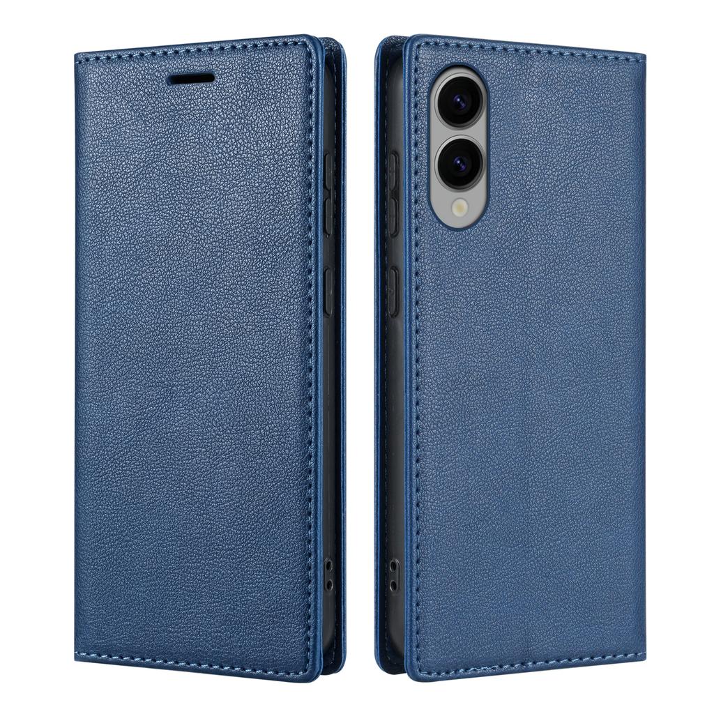 For Samsung Galaxy S25 Edge Wallet Case Magnetic Closure PU Leather Phone Cover