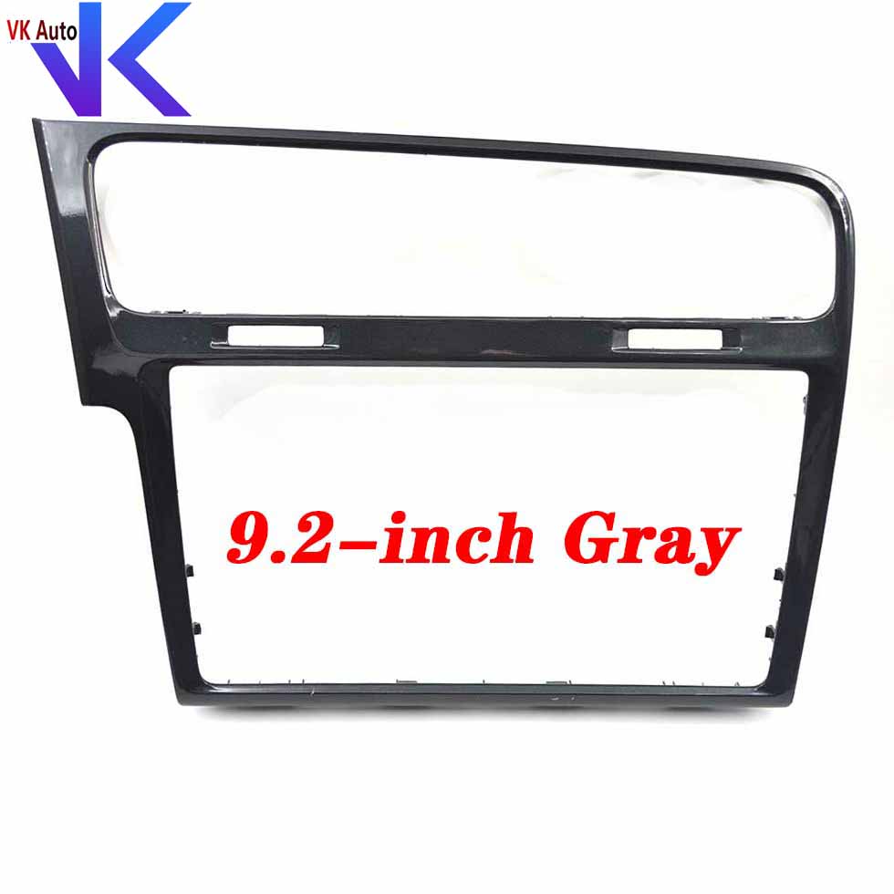 Piano color black For Golf Mk7 Trim 8 "Inch & 9" Inch Screen Bezel For Golf 7 CD Radio Plates Decorative Frame Panel