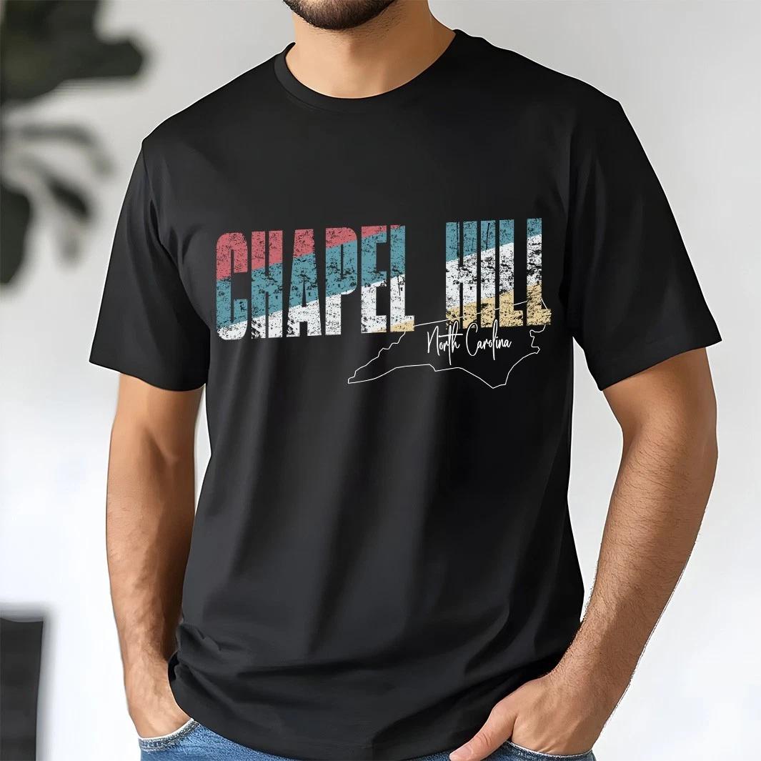 Chapel Hill North Carolina T- Shirt, Vintage Patchwork Pride Unisex T- Shirt 4XL