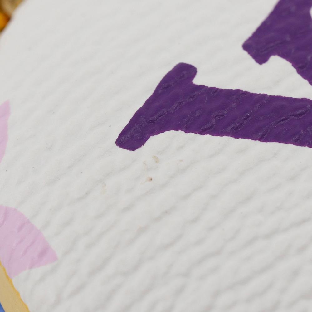 LOUIS VUITTON Astropill charm M51911 With light key ring Bron White Monogram multicolor/Plated Gold unisex Used