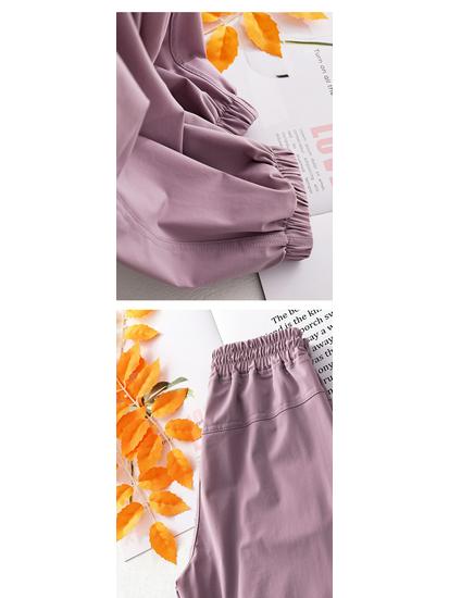 Girls’ Quick-Dry Summer Sports Pants 2024: Loose, Casual, Long Pants for Kids.