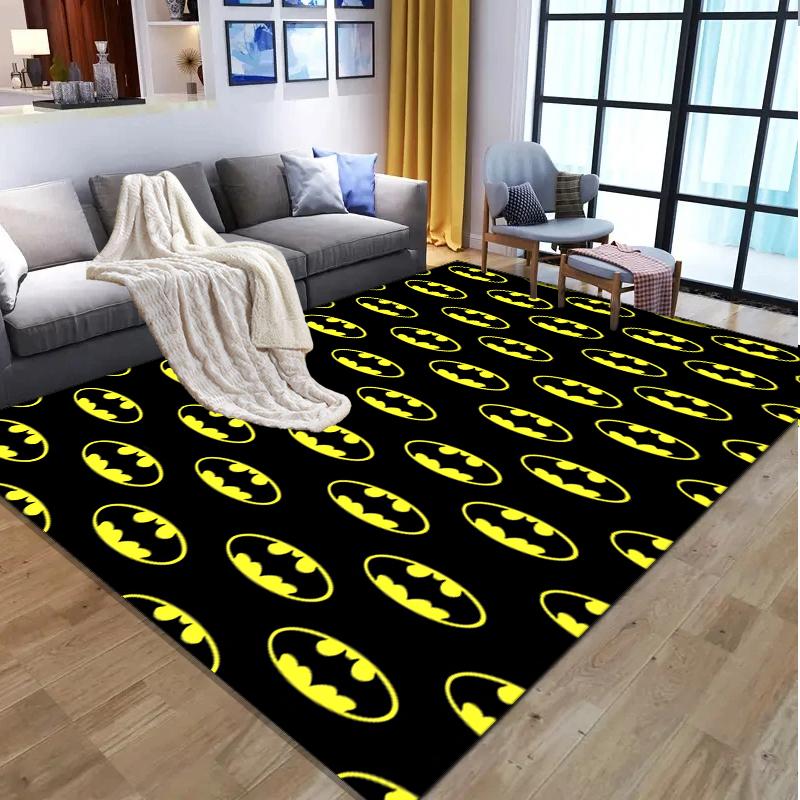 Superheroes Pattern Rug, Indoor/Outdoor Mat, for Picnic, Gameroom, Bedroom, Office, Living Room, Home Decor Carpet, Birthday Gift