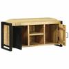 Bench Cabinet Brown 100 X 35 X 50 Cm Solid Mango Wood