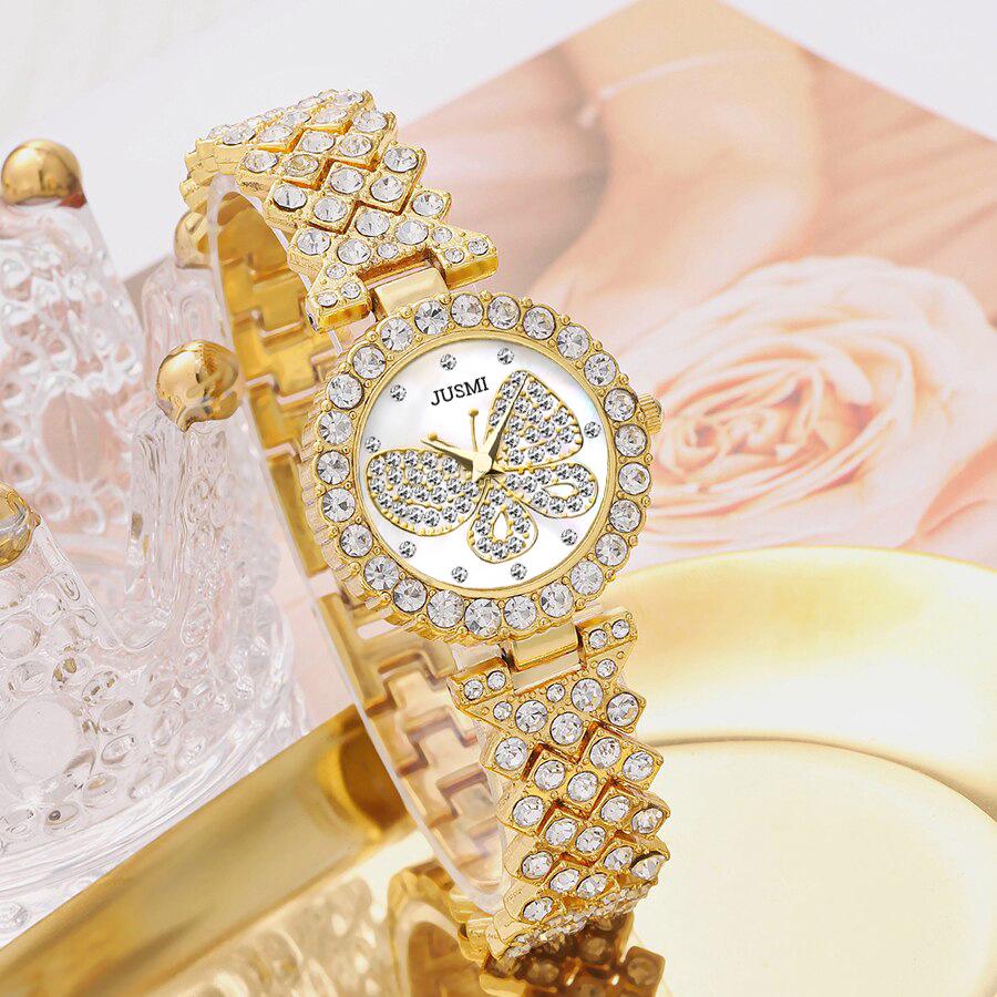 Women's 5-Piece Fashion Watch Set with Picture Box – Classic Hot Style