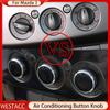 Aluminum Alloy Car Air Condition Knob AC Heater Control Button Knob for Mazda 3 M3 2004 - 2009 Interior