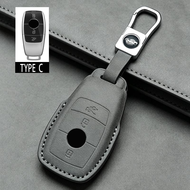 Car Key Case Cover Fob For Mercedes Benz C260 A200 W177 W205 W222 X167 Amg S400 A E C S Glc Cle Cla Glb Gla Class Accessories