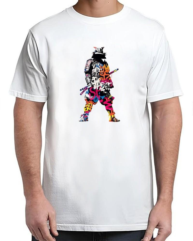 Samurai Graffiti Vintage Adult S-4XL Unisex T-Shirt S