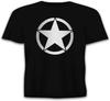 Army Star World War Hero Military USA US Veteran Slim Fit T Shirt