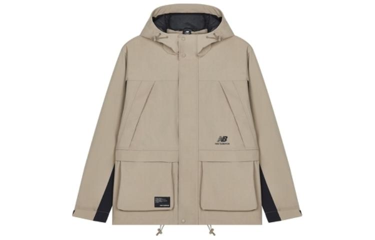 New Balance Jackets Men s Khaki Hooded Moderate Workwear AMJ23320-DRI M