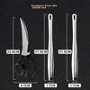 Weijian 3-Piece Stainless Steel Barbecue Tongs, Steak And Meat Scissors, Kitchen Food Equipment Set