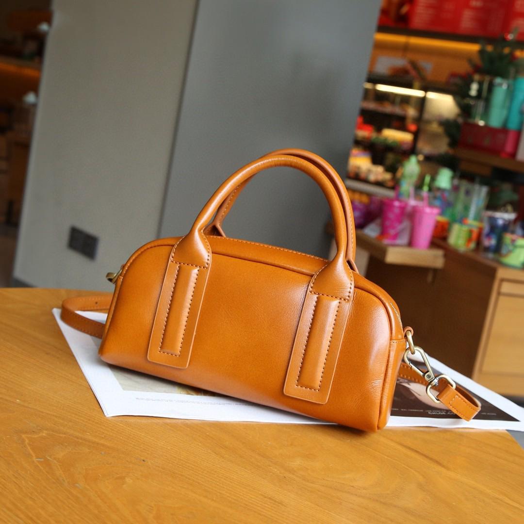 

Сумка-подушка з коров ячої шкіри Brandat Bags Оригінальна жіноча жіноча сумка через плече з корейської натуральної шкіри 25X13X8cm зелений