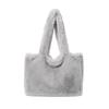 Women's Plush Tote: Stylish, Spacious & Versatile Shoulder Bag for Commuting