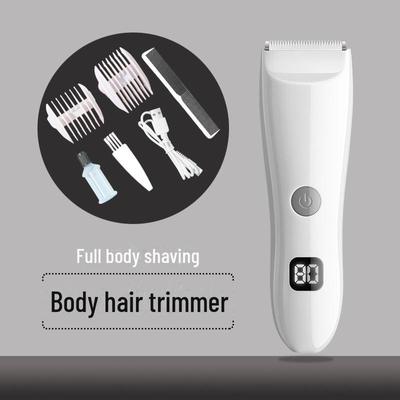 Kadınlar için Elektrikli Saç Kesme Makinesi ve Tıraş Makinesi - Genital Bölge, Koltuk Altı, Göğüs ve Özel Bölge Kıllarını Kırpmak için İdealdir.