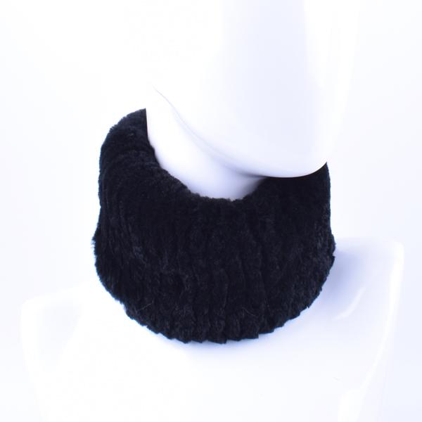 Raglaido Ring Scarves Woman Real Fur Neck Warmer Winter Rabbit Warm Soft Women's Scarves Luxury Brand Fur Collar Scarf